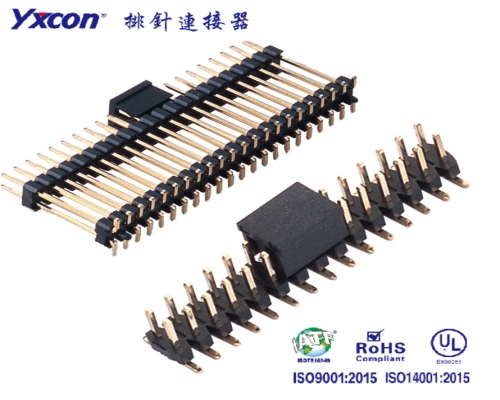 Pin Header Connector board to board connector SMT  2 rows tape&reel witch cap PA9T/LCP
