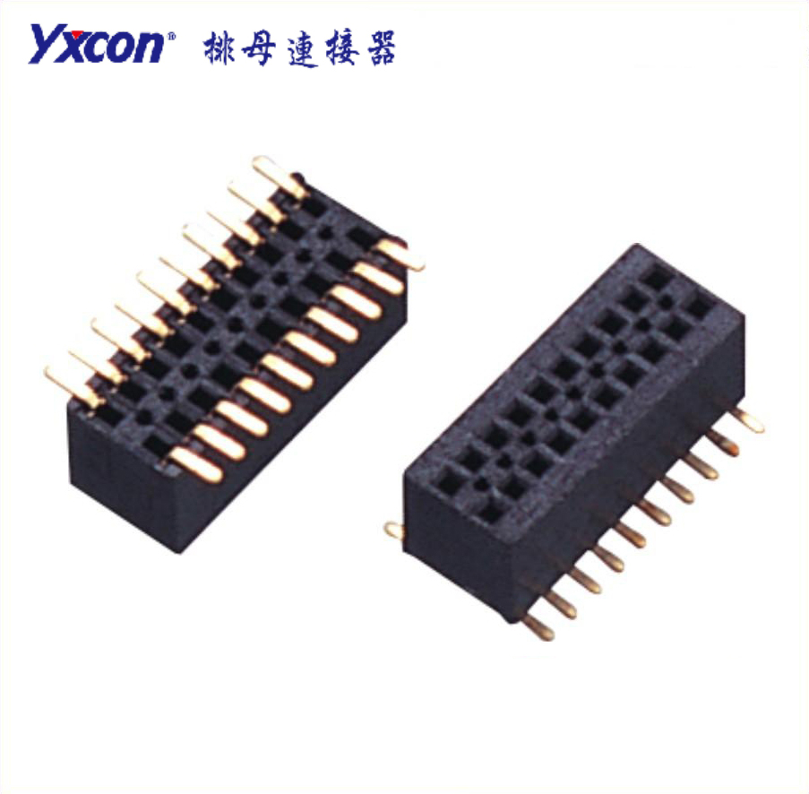 Pitch 0.8mm Female Header Connecter  Dual Rows 11 pin  SMT U type Terminal  Support ODM/OEM