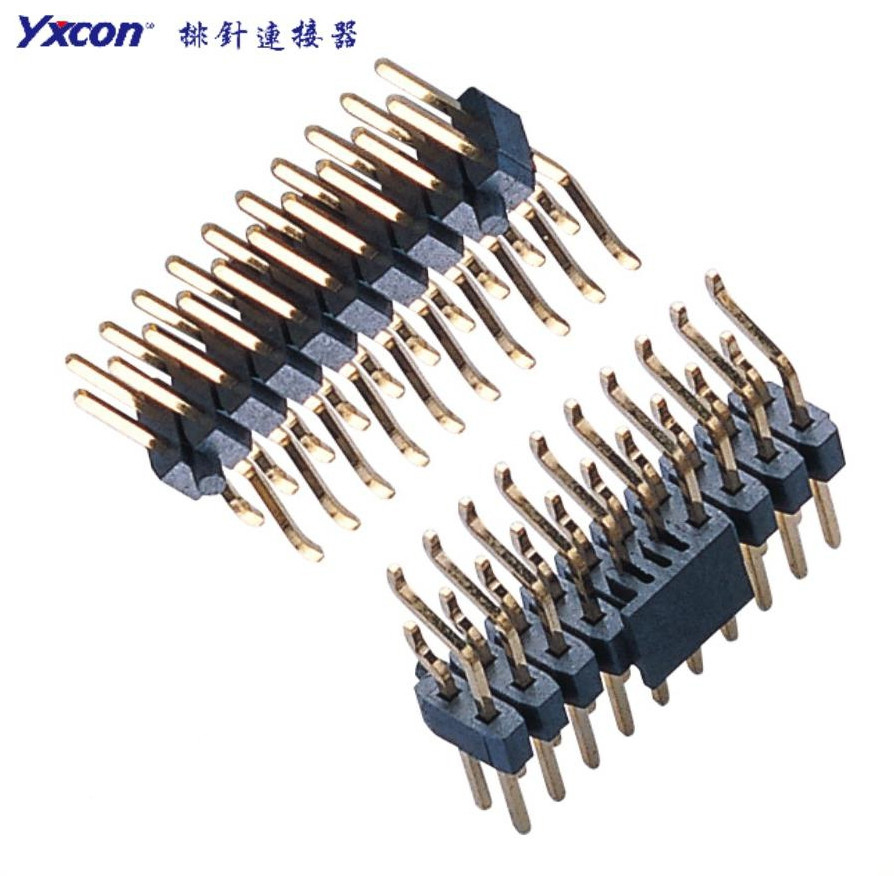 2.54排针  双排  卧式SMT 耐高温 卷装/专业化定制/显示屏/医疗连接器