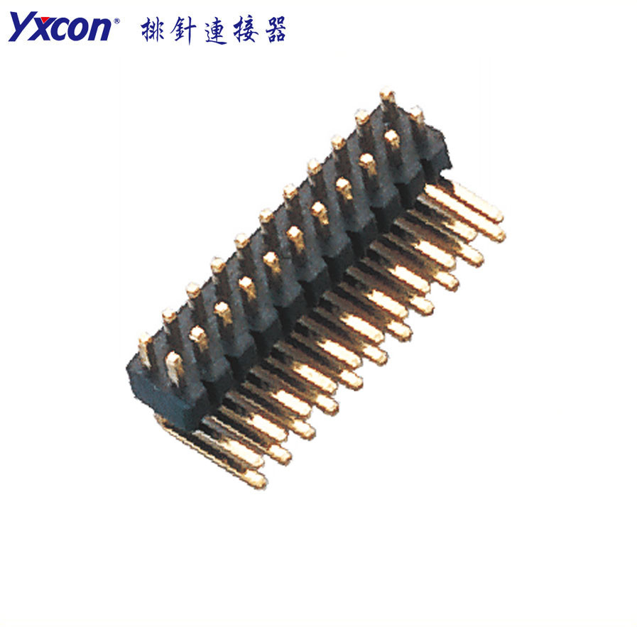 1.27-2.54 双排针 90度 耐高温/专业化定制/显示屏/医疗连接器