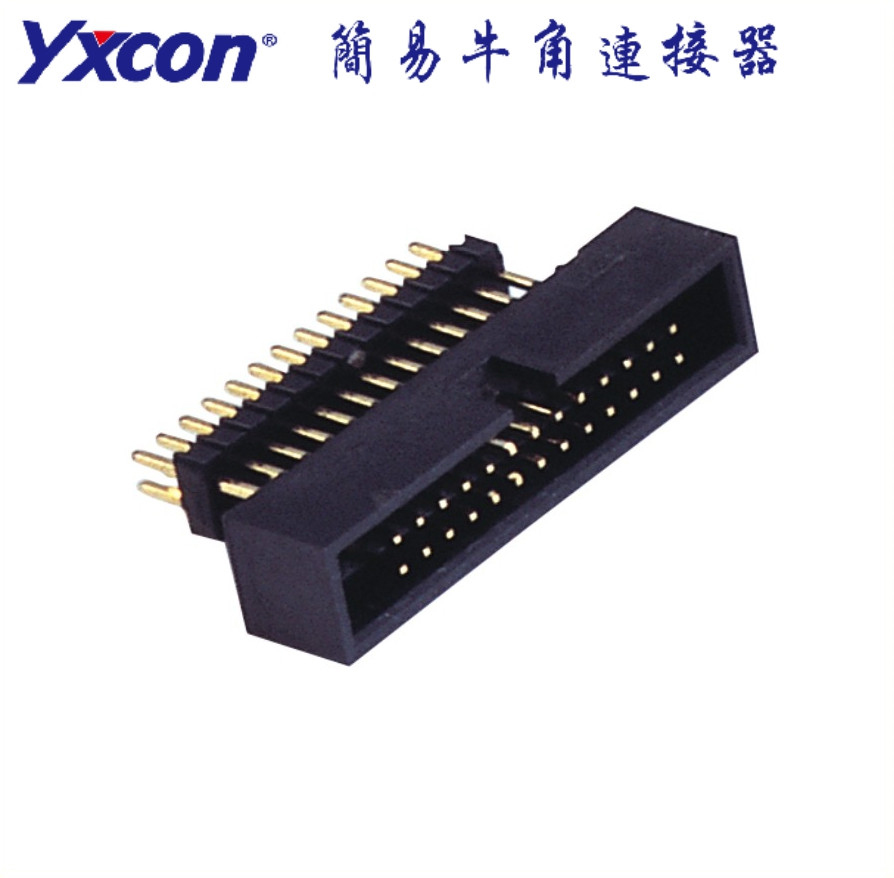 1.27简牛 加高 配IDC 180度 PA6T/应用于电脑/电表/电视/家电/显示屏/医疗/新能源汽车等各种板对板连接