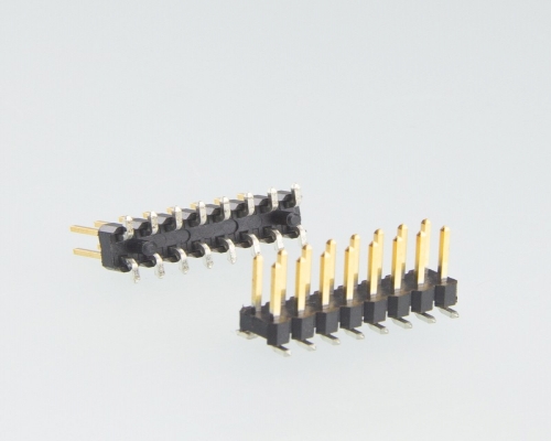 1.27双排直插排母连接器