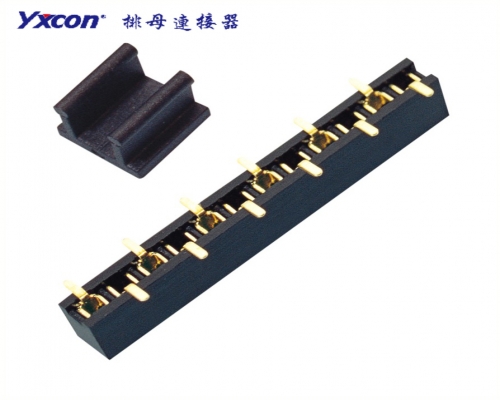 1.27Female Header，single row，  SMT