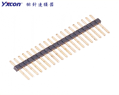 Pitch 1.0mm Pin Header Connector  , single row ,  straight , High temperature resistance 1-50P PE bag