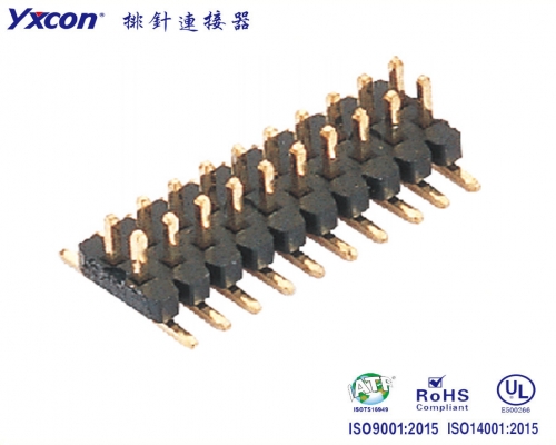Pitch 1.0 Pin Header Connector, double row , SMT ,High temperature resistance PA6T/PA9T/LCP Board to board connector