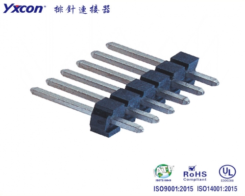 Pitch 3.96mm Pin Header Connector  Staight PA6T single row  02pin to 40 pin