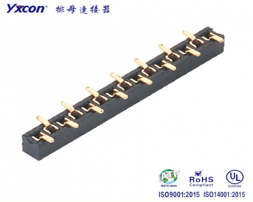 pitch 1.0 Female Header Connector  single row SMT  U type terminal