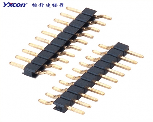 2.54Pin Header， single row ，horizontal SMT