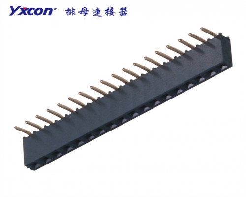 2.0Female Header，  single row，  90°， Y type