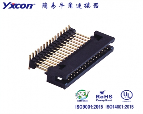 Pitch 1.27 Box Header Connector ,  Heighten, SMT ,PA6T