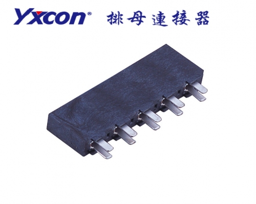 5.08Female Header，  single row，  180°，  U type，  LCP
