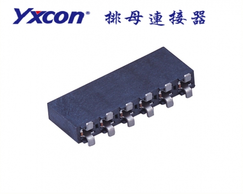 5.08Female Header，  single row，  SMT ， U type ，  LCP