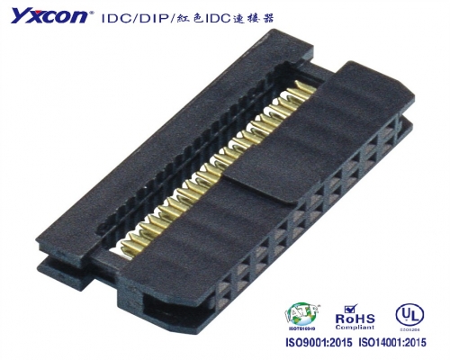 2.0 IDC  ,  three-piece type,  protruding point,  Elastic sheet terminal