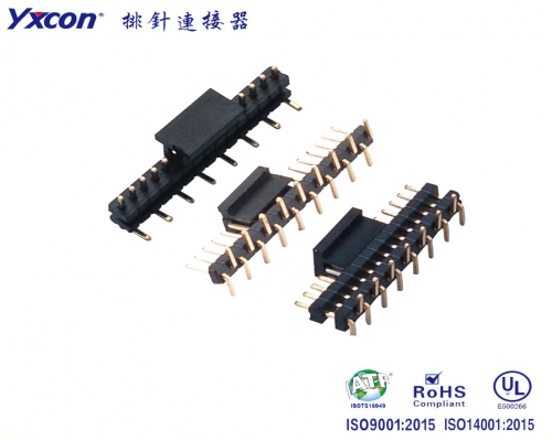 1.27Pin Header,single row, single/ double plastic, SMT