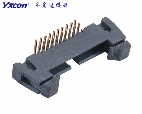 Pitch 1.27mm Ejector Header Connector  Right Angle