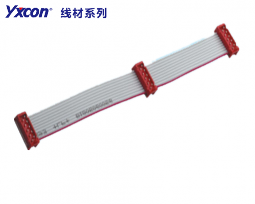 2.54mm Cable ,10P, three-piece type, red