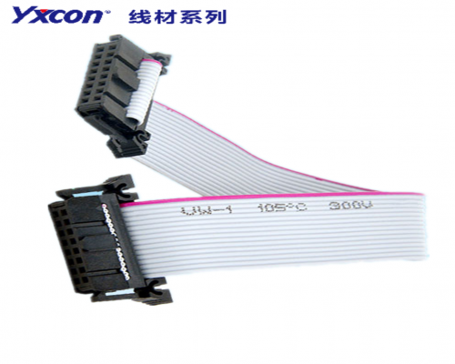 2.54 IDC Ribbon cable,Butterfly buckle,16P