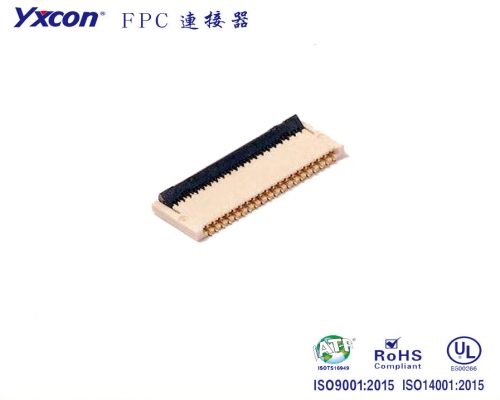 0.3mm spacing FPC,High 1.2mm， back cover type