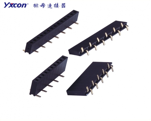 2.54 Female Header Connector ，   single row，  SMT，  Y type