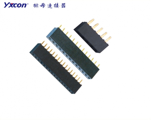 2.54 Female Header Connector  single row straight