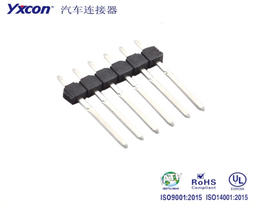 Pitch 2.54mm Molex   Pin Header,180 degree , fish spear