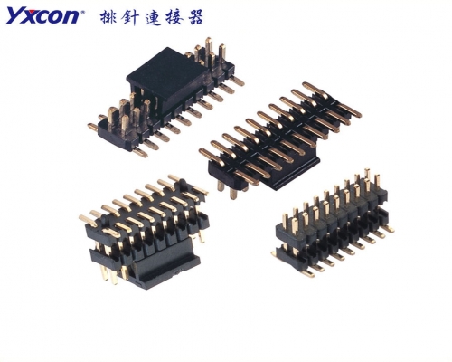 1.27Pin Header,Dual Row, single/ double plastic, SMT