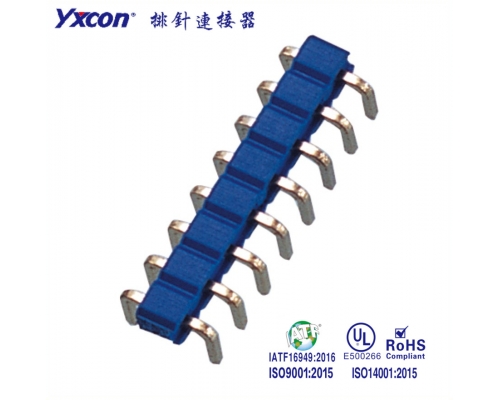 2.54排针 单排 桥型 彩色 颜色可定制/专业化定制/应用于电脑/电表连接器