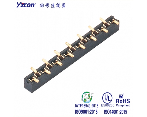 1.0排母 塑高2.1  单排   SMT  U型 卷装 PA6T/专业化定制/LED灯连接器/音响连接器