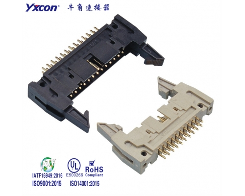 2.54牛角连接器 180度 PBT/专业化定制/新能源汽车等各种板对板连接