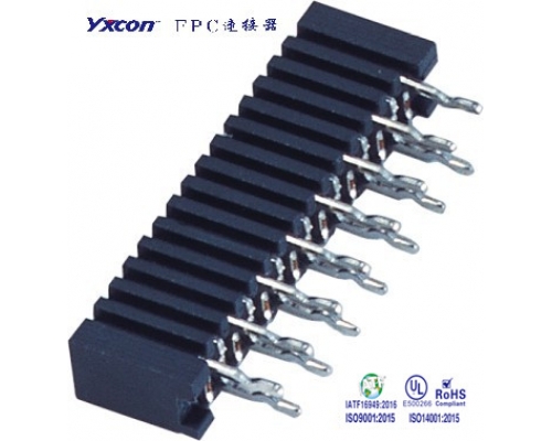 1.0FPC 180度系列  双面接 不带锁/专业化定制/电视/家电连接器
