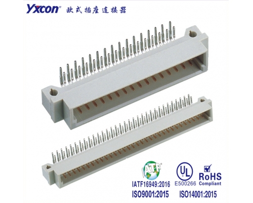 2.54欧式插座  双排  90度系列  公头/可按照客户需求开模定制/高性能连接器/