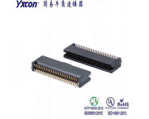 1.27间距 简牛连接器 带鱼叉定位 应用于电脑电表电视家电显示屏医疗新能源汽车等各种板对板连接