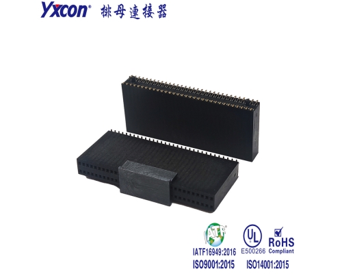 1.27A×2.54排母  2×32P SMT  16.9mm塑高